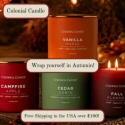 Colonial Candle has over 110 years of experience in making exquisite candles, they have established the highest levels of craftsmanship in their work. They use only the finest ingredients and materials available, and have mastered the art of candle making.