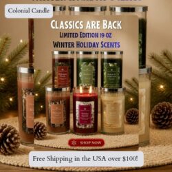 Colonial Candle has over 110 years of experience in making exquisite candles, they have established the highest levels of craftsmanship in their work. They use only the finest ingredients and materials available, and have mastered the art of candle making.