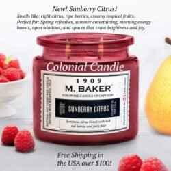 Colonial Candle has over 110 years of experience in making exquisite candles, they have established the highest levels of craftsmanship in their work. They use only the finest ingredients and materials available, and have mastered the art of candle making.