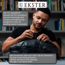 Ekster flagship leather smart wallets are perfect for slim storage and quick card access. Built-in aluminum cardholder fans out your cards at the click of a button and protects them against RFID skimming. Holds 1 to 12 cards and bills. Plus add a tracker to make it unlosable.