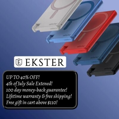 Ekster flagship leather smart wallets are perfect for slim storage and quick card access. Built-in aluminum cardholder fans out your cards at the click of a button and protects them against RFID skimming. Holds 1 to 12 cards and bills. Plus add a tracker to make it unlosable.