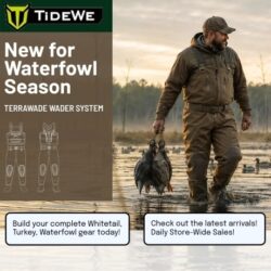 TideWe mission is to create, innovate and devote ourselves to providing outdoor lovers with a more relaxing time in the field. We believe that true happiness in life comes from doing what you love. Here at TideWe we love being in and enjoying the outdoors.