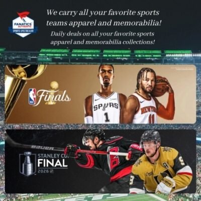 Fanatics isn't just our name. It's who we are loyal, loving fans, loyal to our prized teams and the sports we love. That's why we're honored to be able to offer fans the world's largest collection of official sports apparel from all the leagues, teams and players you love.
