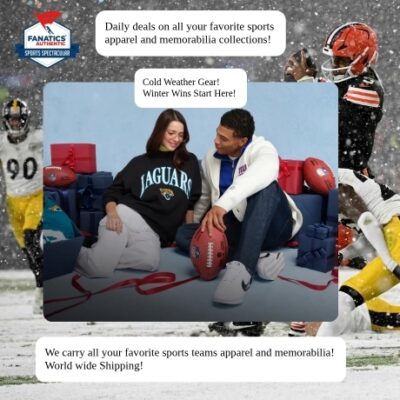 Fanatics isn't just our name. It's who we are loyal, loving fans, loyal to our prized teams and the sports we love. That's why we're honored to be able to offer fans the world's largest collection of official sports apparel from all the leagues, teams and players you love.