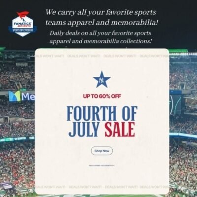 Fanatics isn't just our name. It's who we are loyal, loving fans, loyal to our prized teams and the sports we love. That's why we're honored to be able to offer fans the world's largest collection of official sports apparel from all the leagues, teams and players you love.