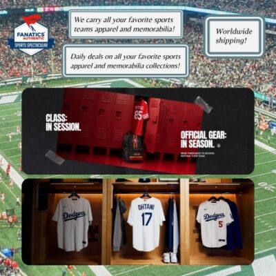 Fanatics isn't just our name. It's who we are loyal, loving fans, loyal to our prized teams and the sports we love. That's why we're honored to be able to offer fans the world's largest collection of official sports apparel from all the leagues, teams and players you love.
