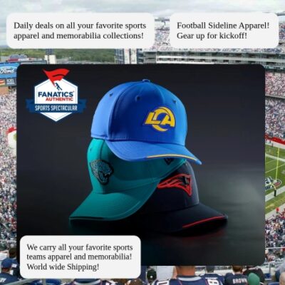 Fanatics isn't just our name. It's who we are loyal, loving fans, loyal to our prized teams and the sports we love. That's why we're honored to be able to offer fans the world's largest collection of official sports apparel from all the leagues, teams and players you love.