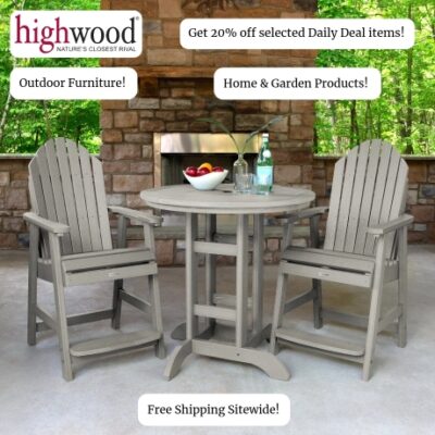Highwood USA Outdoor Furniture is a group of highly moved people. Who take a great honor in what they do. Highwood USA dares to be different and we challenge each other every day to be the best that we can be. They believe in doing things right.