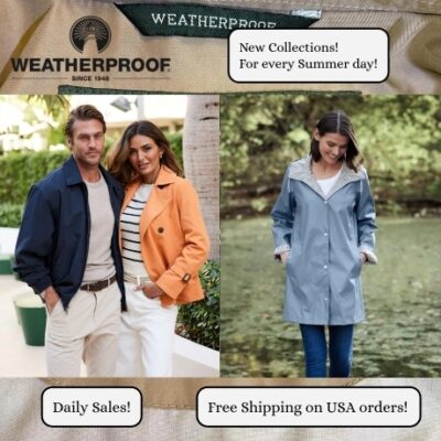 Since 1948, Weatherproof® Garment company is one of the nation's top brands in outerwear. Their selection of styles are designed to offer premium comfort, high quality and awesome values. Their garments are great to shield against rain, wind, and cold.