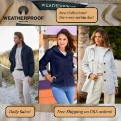 Since 1948, Weatherproof® Garment company is one of the nation's top brands in outerwear. Their selection of styles are designed to offer premium comfort, high quality and awesome values. Their garments are great to shield against rain, wind, and cold.