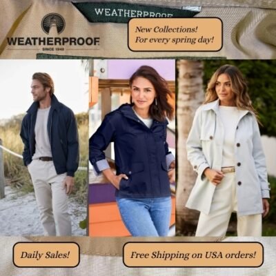 Since 1948, Weatherproof® Garment company is one of the nation's top brands in outerwear. Their selection of styles are designed to offer premium comfort, high quality and awesome values. Their garments are great to shield against rain, wind, and cold.