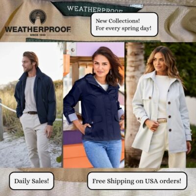 Since 1948, Weatherproof® Garment company is one of the nation's top brands in outerwear. Their selection of styles are designed to offer premium comfort, high quality and awesome values. Their garments are great to shield against rain, wind, and cold.
