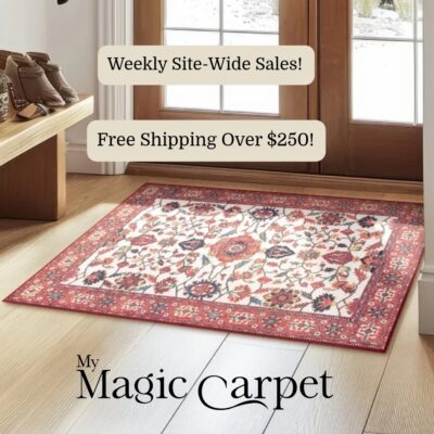 My Magic Carpet is a family-driven company that knows life is messy. If it’s kids running through the house, pets with muddy paws, or the occasional spill during dinner, we’ve been there! From bold to neutral, big or small, find a rug that fits your style and your space.
