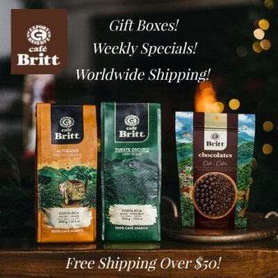 At Café Britt, we're loyal to always improving our diverse range of gourmet products, including unique coffees, chocolates, and nuts. We’re so secure you'll love our offerings that we back them with a 100% satisfaction guarantee. Your happiness is our priority!