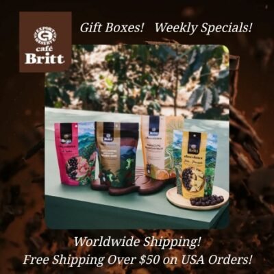 At Café Britt, we're loyal to always improving our diverse range of gourmet products, including unique coffees, chocolates, and nuts. We’re so secure you'll love our offerings that we back them with a 100% satisfaction guarantee. Your happiness is our priority!