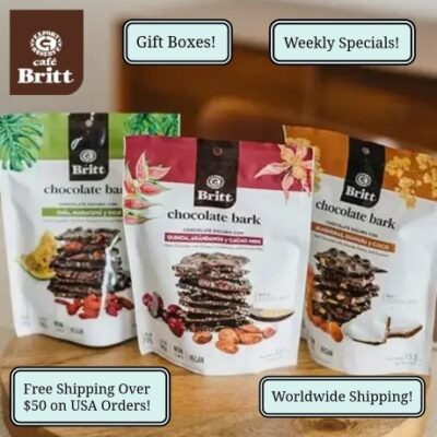 At Café Britt, we're loyal to always improving our diverse range of gourmet products, including unique coffees, chocolates, and nuts. We’re so secure you'll love our offerings that we back them with a 100% satisfaction guarantee. Your happiness is our priority!