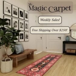 My Magic Carpet is a family-driven company that knows life is messy. If it’s kids running through the house, pets with muddy paws, or the occasional spill during dinner, we’ve been there! From bold to neutral, big or small, find a rug that fits your style and your space.