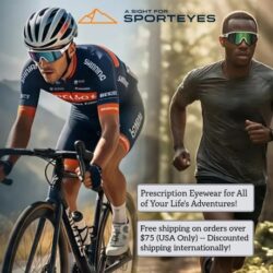A Sight for Sport Eyes has been seen as one of the main experts in the sports eyewear market. They have a wide choice of sports goggles and sunglasses on hand at all price levels to fit all budgets, most of which are available with optional prescription lenses.