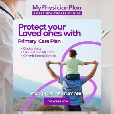 MyPhysicianPlan offers high quality care through an creative health care platform with various payment plans. With flexible health care plans everyone has access to premium care with lower out of pocket fees. Global visitors taken. Starts at $75 a month