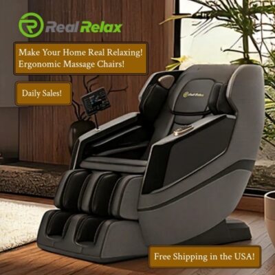 Real Relax® was founded with the goal of providing every user with a high quality, low costing chair. Their chairs are designed and made from only the highest quality materials to keep you relaxed and healthy. Making your home a very relaxing environment.