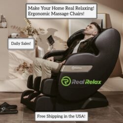 Real Relax® was founded with the goal of providing every user with a high quality, low costing chair. Their chairs are designed and made from only the highest quality materials to keep you relaxed and healthy. Making your home a very relaxing environment.