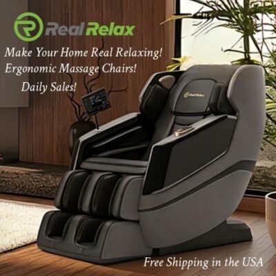 Real Relax® was founded with the goal of providing every user with a high quality, low costing chair. Their chairs are designed and made from only the highest quality materials to keep you relaxed and healthy. Making your home a very relaxing environment.