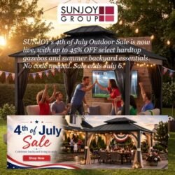 With 24 years of wisdom, Sunjoy has set itself as a guide in the gazebo industry. With selling over 10 million gazebos across the USA, it's proof to their devotion to innovation, quality, and customer delight. Join the millions who have made Sunjoy their lifestyle.