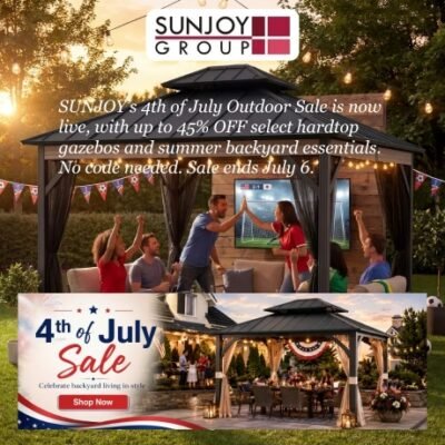 With 24 years of wisdom, Sunjoy has set itself as a guide in the gazebo industry. With selling over 10 million gazebos across the USA, it's proof to their devotion to innovation, quality, and customer delight. Join the millions who have made Sunjoy their lifestyle.