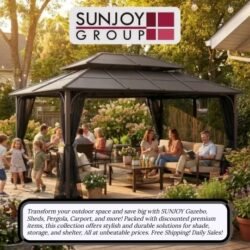 With 24 years of wisdom, Sunjoy has set itself as a guide in the gazebo industry. With selling over 10 million gazebos across the USA, it's proof to their devotion to innovation, quality, and customer delight. Join the millions who have made Sunjoy their lifestyle.