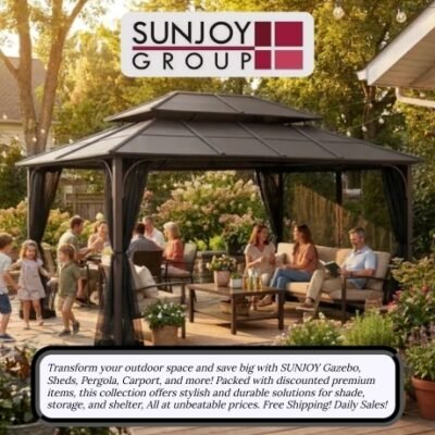 With 24 years of wisdom, Sunjoy has set itself as a guide in the gazebo industry. With selling over 10 million gazebos across the USA, it's proof to their devotion to innovation, quality, and customer delight. Join the millions who have made Sunjoy their lifestyle.
