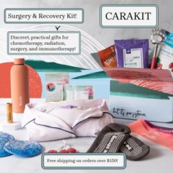 CaraKit offers correctly curated care packages for men and women undergoing medical treatment. Show your support with a care package that brings hope and comfort to loved ones on their recovery journey. See our stores gifts designed to uplift their spirts.