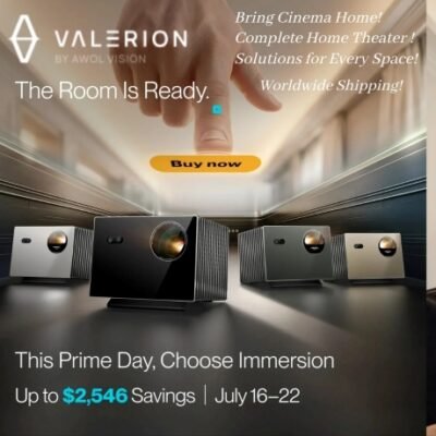 Valerion the premium sub-brand from AWOL, was crafted for those who want the best. Driven by a lasting pursuit of cinematic perfection. Their mission is to rethink global home entertainment through cutting-edge technology and exceptional visuals.