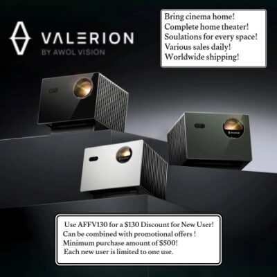 Valerion the premium sub-brand from AWOL, was crafted for those who want the best. Driven by a lasting pursuit of cinematic perfection. Their mission is to rethink global home entertainment through cutting-edge technology and exceptional visuals.