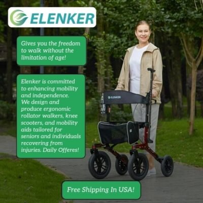 ELENKER wants to give you the freedom to move during your recovery period. They're devoted to providing new and affordable mobility solutions to get you moving as soon as possible after your injury or surgery, allowing you back to your busy active life!