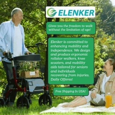 ELENKER wants to give you the freedom to move during your recovery period. They're devoted to providing new and affordable mobility solutions to get you moving as soon as possible after your injury or surgery, allowing you back to your busy active life!