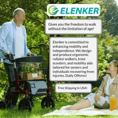 ELENKER wants to give you the freedom to move during your recovery period. They're devoted to providing new and affordable mobility solutions to get you moving as soon as possible after your injury or surgery, allowing you back to your busy active life!