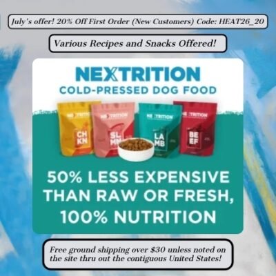 Nextrition offers a better way to feed your pup. Good real, wholesome food gently prepared to support your dog’s digestion, immune system, and their overall health. That means they're keeping all the good stuff in the nutrients, the flavors, the works.