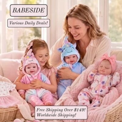 Babeside was born in 2022. By focusing on the hyper-realistic reborn doll category. Their goal is to lead the growth of the category by providing high-quality dolls, shaping them into the desired hyper-realistic doll brand for families and children worldwide.