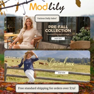 Since 2009 Modlily has aimed to be a top online fast-fashion brand. With high-quality styles, speedy delivery, smooth shopping and a supreme customer service. They allow fashion lovers worldwide to express themselves stylishly and affordably.