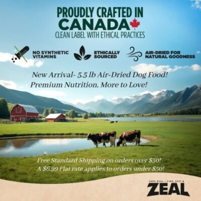 ZEAL was founded in 1999 and was created to set a higher standard in pet nutrition. Built upon trust, responsibility, and a deep connection between pets and their owners. Our philosophy asserts responsible sourcing, ethical production, and steadfast quality.