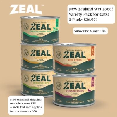 ZEAL was founded in 1999 and was created to set a higher standard in pet nutrition. Built upon trust, responsibility, and a deep connection between pets and their owners. Our philosophy asserts responsible sourcing, ethical production, and steadfast quality.