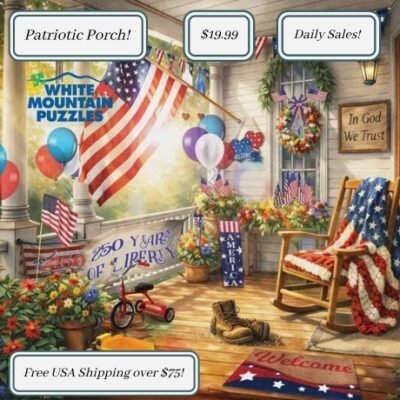 White Mountain Puzzles has crafted the highest quality of puzzles for over 30 years for your family to enjoy. They offer colorful jigsaw puzzles from recognized artists available for all ages and at all levels of difficulty. Over 50,000 reviews from happy customers.