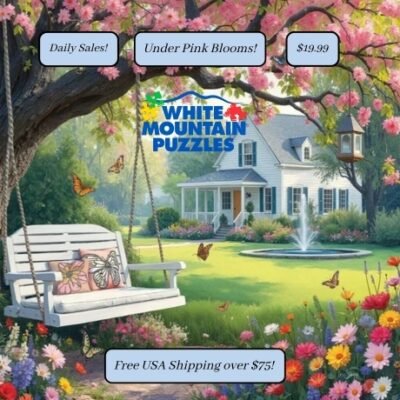 White Mountain Puzzles has crafted the highest quality of puzzles for over 30 years for your family to enjoy. They offer colorful jigsaw puzzles from recognized artists available for all ages and at all levels of difficulty. Over 50,000 reviews from happy customers.