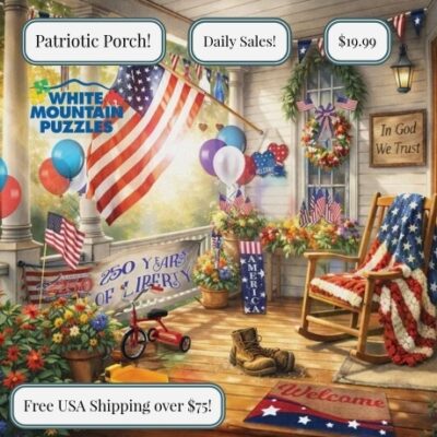White Mountain Puzzles has crafted the highest quality of puzzles for over 30 years for your family to enjoy. They offer colorful jigsaw puzzles from recognized artists available for all ages and at all levels of difficulty. Over 50,000 reviews from happy customers.