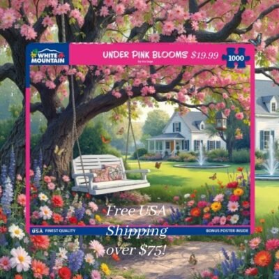 White Mountain Puzzles has crafted the highest quality of puzzles for over 30 years for your family to enjoy. They offer colorful jigsaw puzzles from recognized artists available for all ages and at all levels of difficulty. Over 50,000 reviews from happy customers.