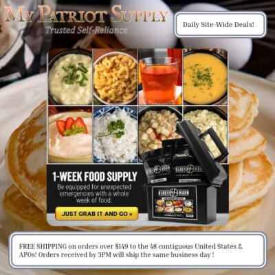 My Patriot Supply was founded by people with a drive for self-reliant and food independence. They not only understand the drive to practice emergency preparedness, they're active partners in the survivalist lifestyle. They believe true freedom comes from making a certain level of self-reliance.