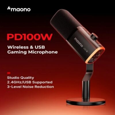 Maono is building for the future, and believes vison drives technology. Maono microphones and audio products are specifically designed for content creation. Especially for the fast-growing upcoming generations who like to podcast and share their moments on the internet.