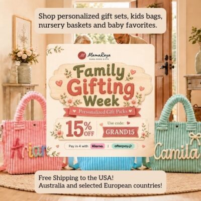 MamaRaya creates thoughtful personalized gifts for babies, kids, families, and pets. From custom name baskets to kids bags, baby outfits, and keepsake accessories, our goal is to make everyday gifting feel warm, useful, and personal. They focuse on personalized gifts for all your different family moments.