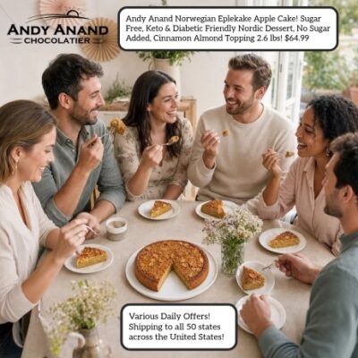 Andy Anand makes luxury sugar-free chocolates, cheesecakes, cakes, and candy the way they were meant to taste with real ingredients, no preservatives, and no shortcuts. Every truffle, brittle, and cheesecake is handcrafted in small batches at our bakery, then shipped fresh to your door.