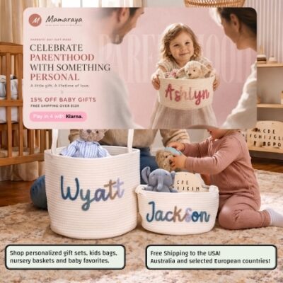 MamaRaya creates thoughtful personalized gifts for babies, kids, families, and pets. From custom name baskets to kids bags, baby outfits, and keepsake accessories, our goal is to make everyday gifting feel warm, useful, and personal. They focuse on personalized gifts for all your different family moments.